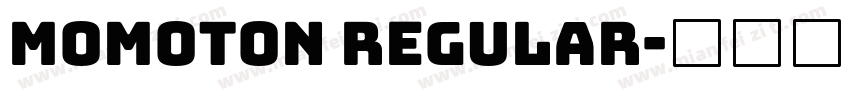 momoton regular字体转换